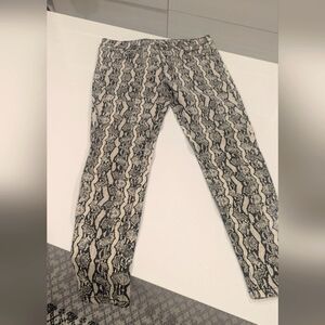 Snake Skin Jeans Size 12